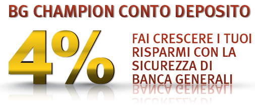 BG CHAMPIONS - CONTO DEPOSITO